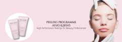 <h4>PEELING PROGRAMME AHA'S & BH'AS</h4>
<p> </p>
<p>El Peeling Programme de Selvert Thermal, es una mezcla de AHA'S y BHA'S de uso profesional cuya formulación y combinación en ácidos nos ofrece una eficaz respuesta en manchas, pieles con tendencia acneica y/o seborreica y en cada uno de los niveles de envejecimiento.</p>
<p>PEELING PROGRAMME AHA'S & BH'AS</p>
<p>Peeling M5% - L5%, combinación de ácidos diseñado para eliminar o atenuar las manchas cutáneas adquiridas de origen melánico.</p>
<p>Peeling S2% - M8%, combinación de ácidos indicado para pieles gruesas, grasas, seborreicas y pro acneicas.</p>
<p>Peeling M4% - G6%, combinación de ácidos con gran capacidad de penetración transepidérmica para combatir el envejecimiento cutáneo en todos sus gradosy cicatrices de acné.</p>
<p>Efectivas mezclas de hidroácidos (AHA’s & BHA’s) para que la profesional pueda tratar los principales problemas de la piel del rostro y que permiten una potente renovación cutánea.</p>