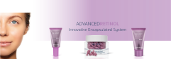 <h4>INNOVATIVE ENCAPSULATED SYSTEM</h4>
<p> </p>
<p>Advanced Retinol de SELVERT THERMAL proporciona una avanzada línea revitalizante global anti-age rica en un complejo y revolucionario sistema de Retinol Puro Encapsulado y Péptidos Lácteos que lucha eficazmente en combatir los signos de envejecimiento más pronunciados incidiendo directamente en ellos.</p>
<p>Toda la línea ha sido formulada con los activos más eficaces y seguros para conseguir rejuvenecer aquella piel más envejecida, que renacerá mucho más joven, tersa y luminosa. Sin imperfecciones.</p>