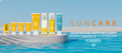 <p><strong>PROTEGEMOS TU PIEL. PROTEGEMOS EL PLANETA</strong></p>
<p>Nueva línea solar facial y corporal con texturas ligeras de última generación que protege la piel del fotoenvejecimiento y preserva el ecosistema marino gracias a su fórmula Reef Friendly.<br />Toda la gama ha sido formulada con la revolucionaria tecnología<span> </span><strong>Full Light Protection</strong><span> </span>y con<span> </span><strong>Pro-Vitamina D®</strong>, activo que favorece la síntesis de la Vitamina D en la piel, ayudando a mejorar su función barrera.<br />Asimismo incorpora un delicioso perfume con notas cítricas y vainilla y es resistente al agua.</p>
<p> </p>
<p>Gracias a esta innovadora tecnología la piel queda protegida de un amplio espectro de radiaciones, previniendo el fotoenvejecimiento:</p>
<ul>
<li>Protección UVB + UVA</li>
<li>Protección IR (Radiación infrarroja)</li>
<li>Protección Luz Azul (Ondas electromagnéticas que emiten las pantallas)</li>
</ul>
<p> </p>
<p>Desde siempre hemos cuidado tu piel. Ahora también nos comprometemos con el planeta.</p>
<p><br />Por ello toda la gama solar de Selvert Thermal ha sido formulada<span> </span><strong>100% libre de Oxibenzona y Octinoxato</strong>, componentes que dañan severamente la barrera de coral de todo el mundo.</p>