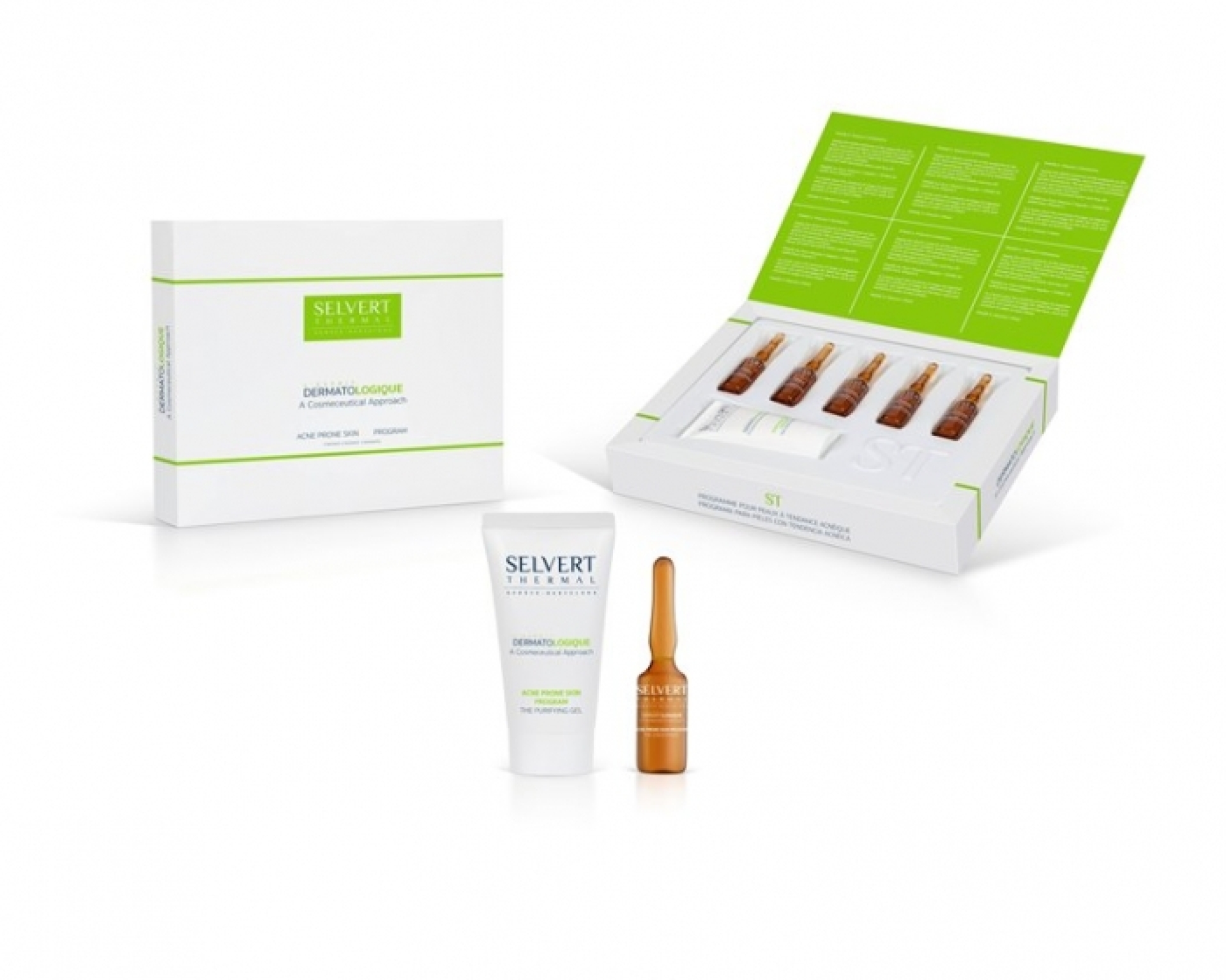 <p>Efectivo programa en cabina formulado con activos purificantes y reguladores para que, aquellas pieles seborreicas y/o con tendencia acneica, se muestren libres de impurezas, recuperando su equilibrio natural.</p>
<p>5 tratamientos.</p>