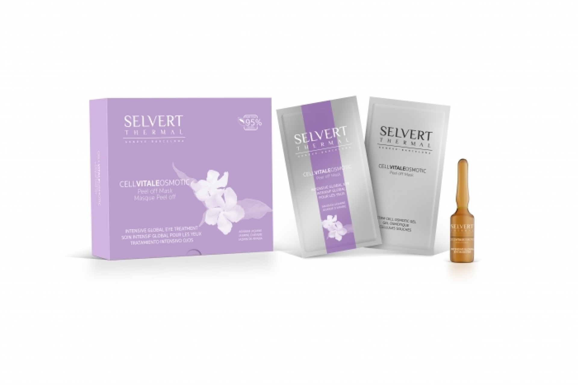 <p>Intensive treatment with Arabian Jasmine extract that works globally on the delicate eye contour area. The eyes restore their lost firmness and are visibly rejuvenated.</p>
<p><strong>BENEFITS</strong>:</p>
<ul>
<li>Reduces bags and dark circles under the eyes</li>
<li>Skin is smoothed</li>
<li>Wrinkles and expression lines are attenuated (around the eyes and between the eyebrows).</li>
<li>Brightens the look</li>
</ul>
<p>5 treatments</p>